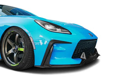 ADRO STYLE CARBON FIBER FRONT BUMPER LIP FOR TOYOTA GR86 2022.