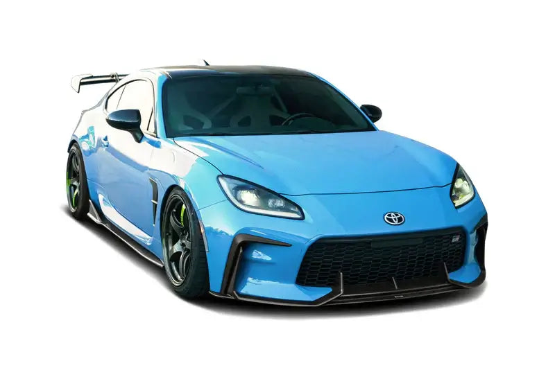 ADRO STYLE CARBON FIBER FRONT BUMPER LIP FOR TOYOTA GR86 2022.