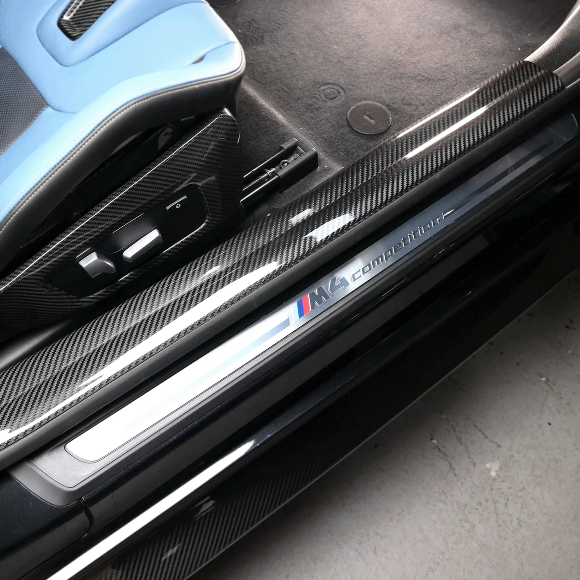 Carbon Fiber Door Sills - BMW G82/G22 M4 3 Series.