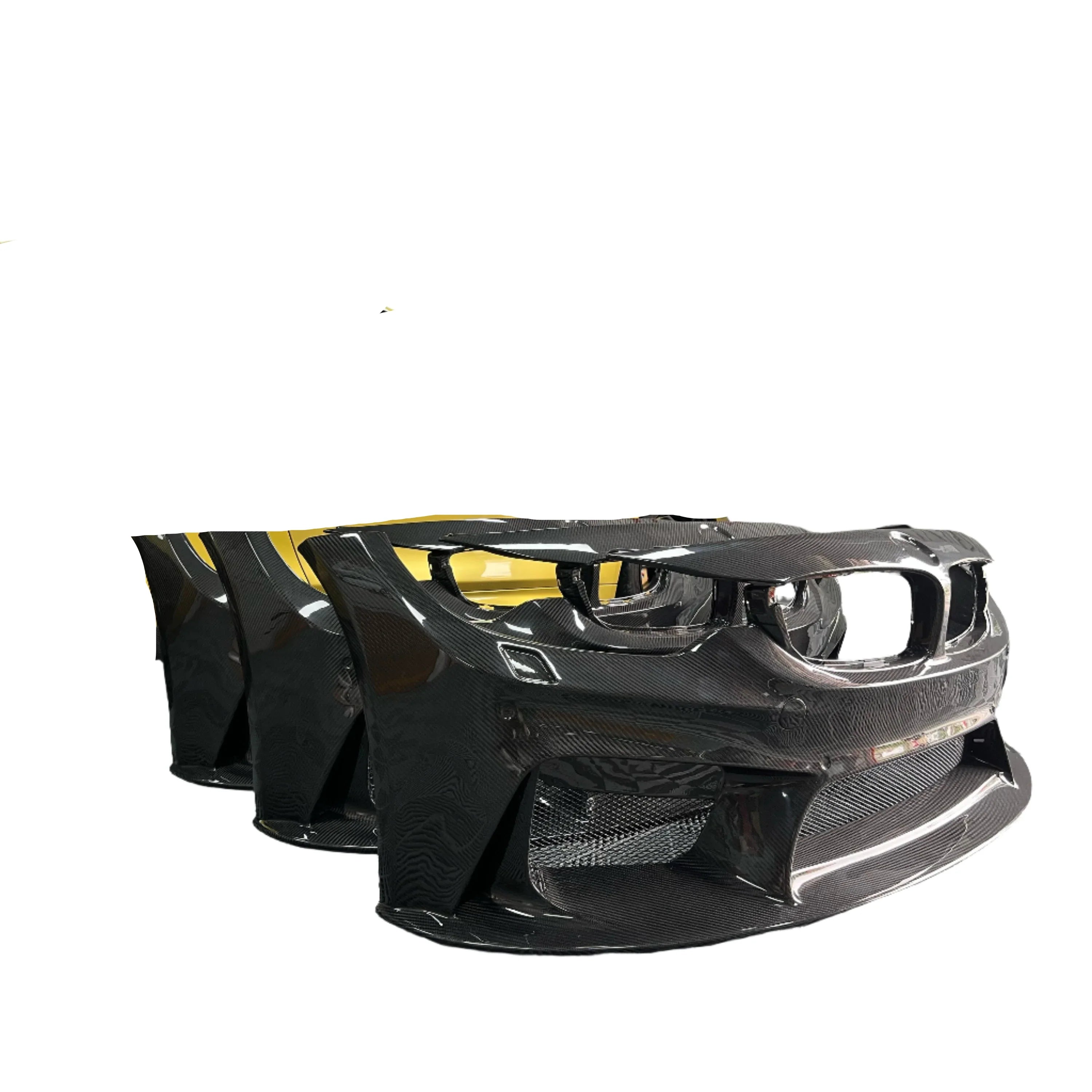 3D Style Full Carbon fiber Front Bumper - BMW F80 & F81 M3 / F82 & F83 M4.