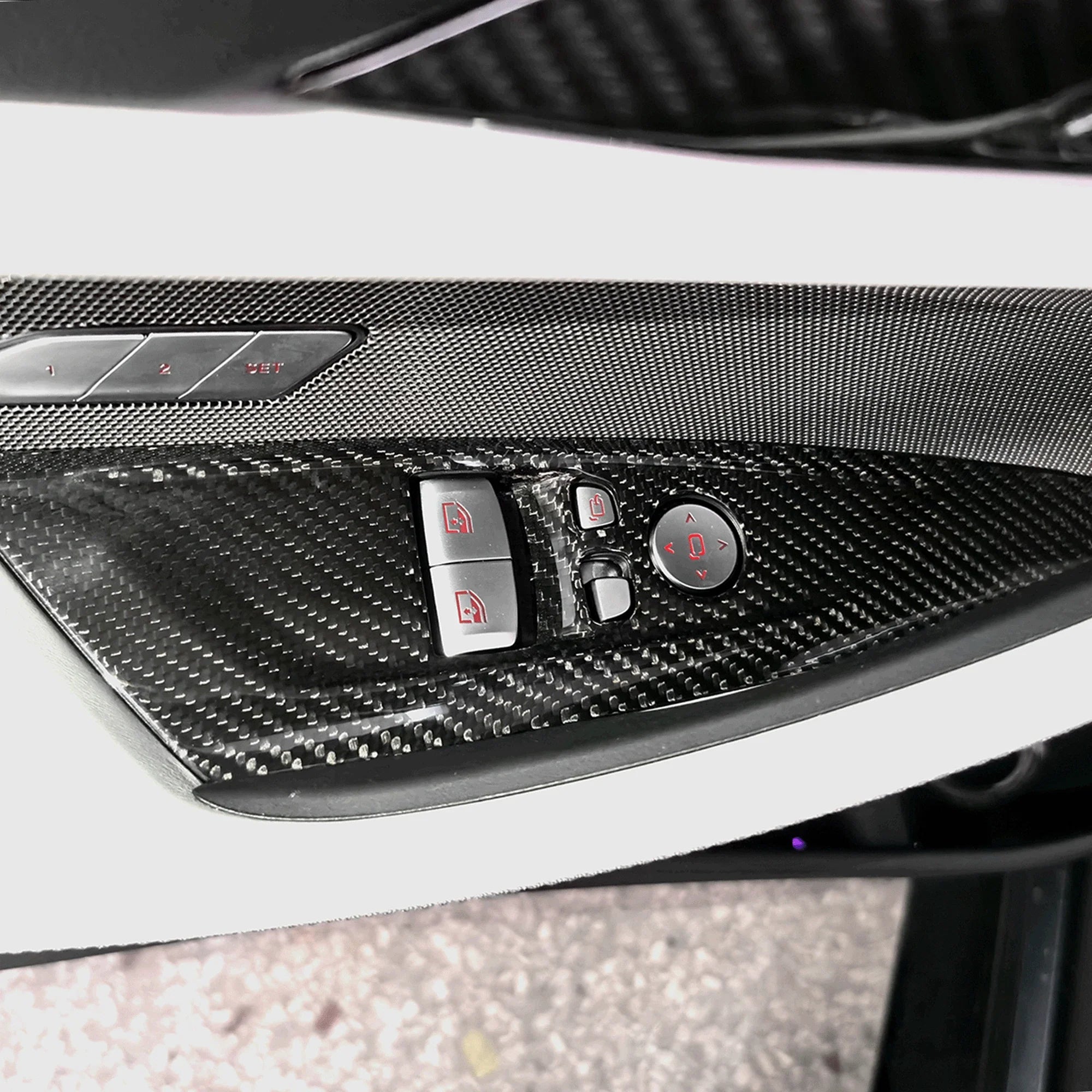 Carbon Fiber Door Trim Cover - BMW G82 M4 & G22 4 Series.