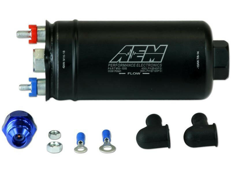 AEM 400lph High Flow In-Line Fuel Pump (50-1005).