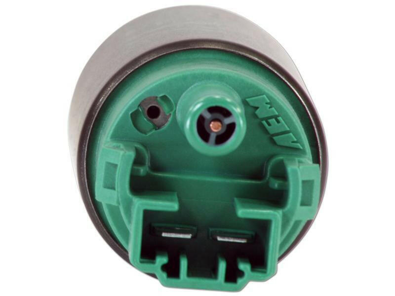 AEM E85-Compatible High Flow In-Tank Fuel Pump - 340LPH (65mm w/ Hooks) (50-1215).