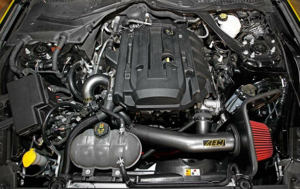 AEM Charge Pipe Kit | 2015-2017 Ford Mustang Ecoboost (26-3001C).