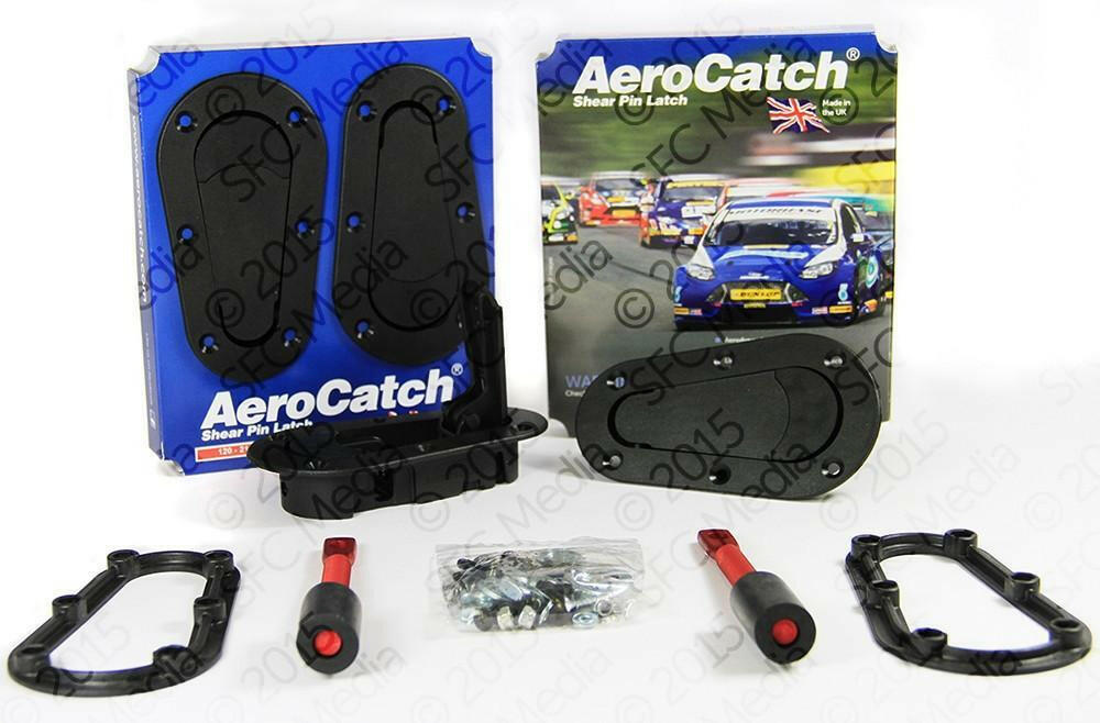 Aerocatch Hood Pins Plus Flush Non-Locking Kit (120-2000).