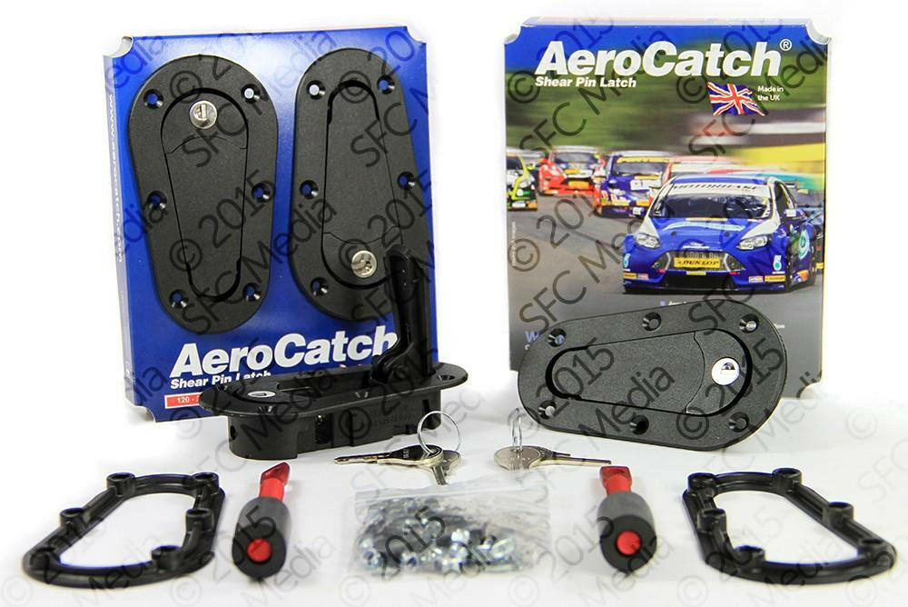 Aerocatch Hood Pins Plus Flush Locking Kit (120-2100).