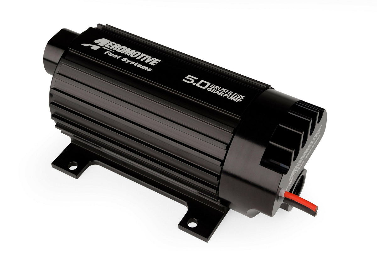 Aeromotive 5.0 Brushless Gear Pump - External w/ Mounting Feet (11186).