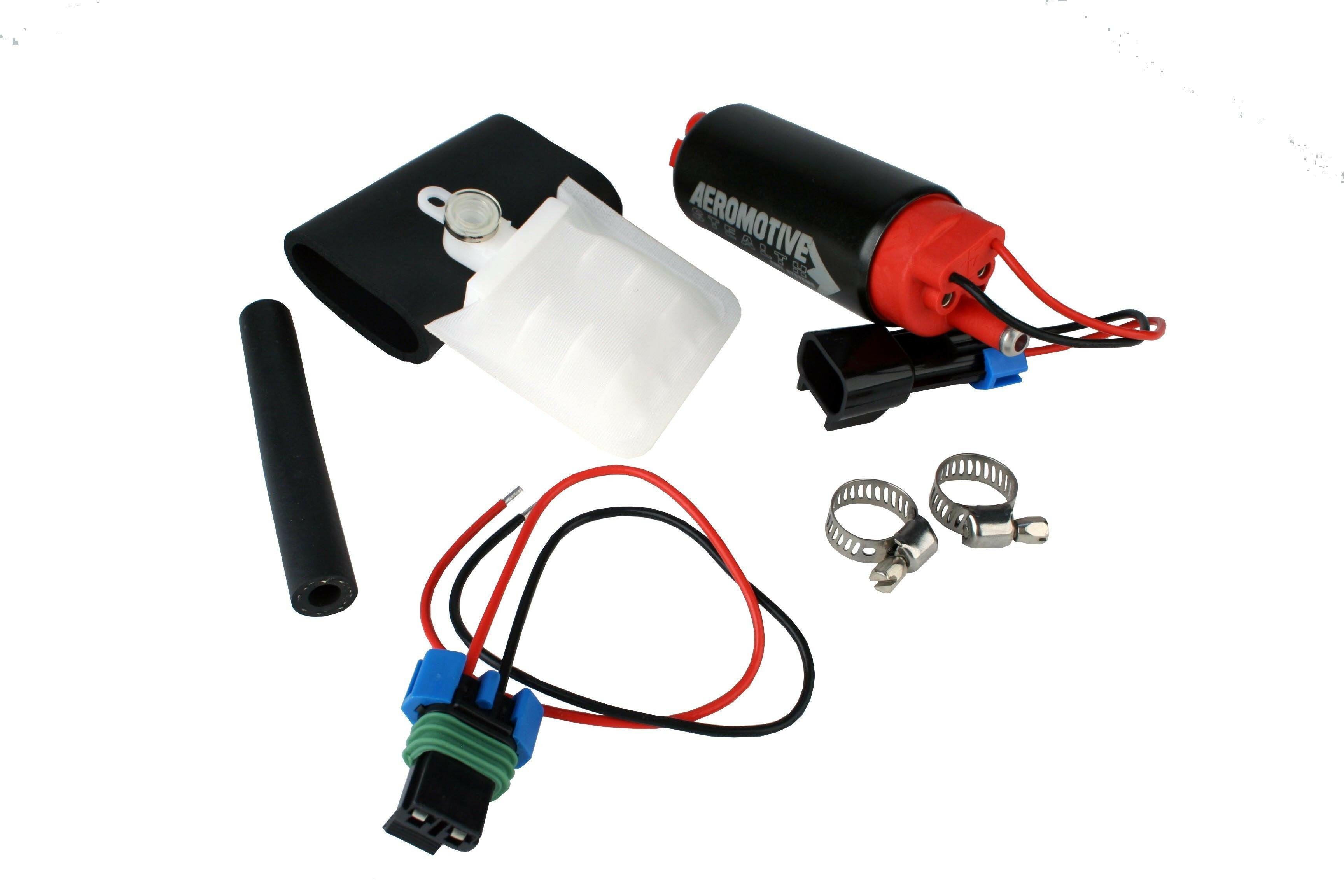 Aeromotive 340 Stealth Fuel Pump - Offset Inlet (11541).