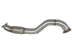 aFe Twisted Steel 3” Rear Downpipe/Midpipe | 2017-2021 Honda Civic Type R (49-36617).