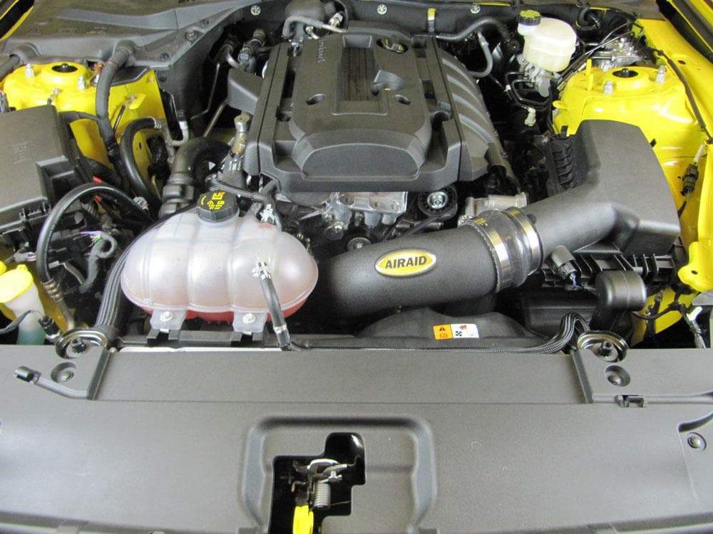 Airaid Junior Oil-Free Air Intake System | 2015-2019 Ford Mustang Ecoboost (451-730)
