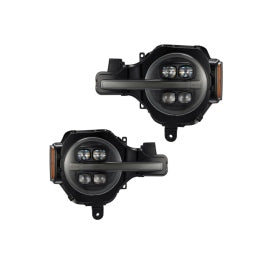 AlphaRex 2021+ Ford Bronco NOVA LED Projector Headlights (Alpha Black)