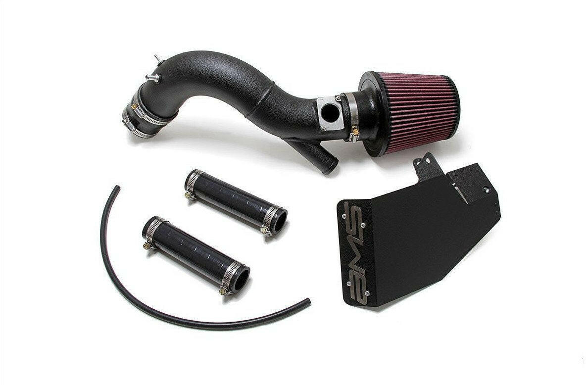 AMS Performance Intake w/Breather Bung - Black | 2008-2015 Mitsubishi EVO X (AMS.04.08.0002-2).