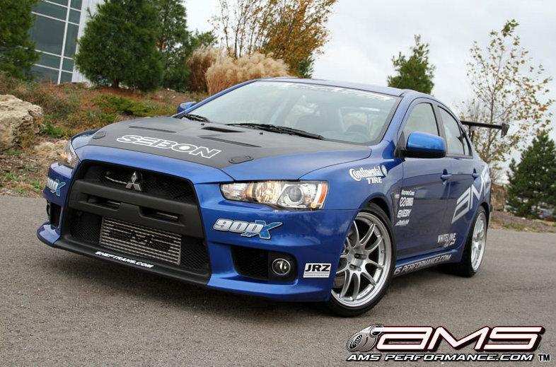 AMS Front Mount Intercooler with Stencil | 2008-2015 Mitsubishi Evo X (AMS.04.09.0001-1)
