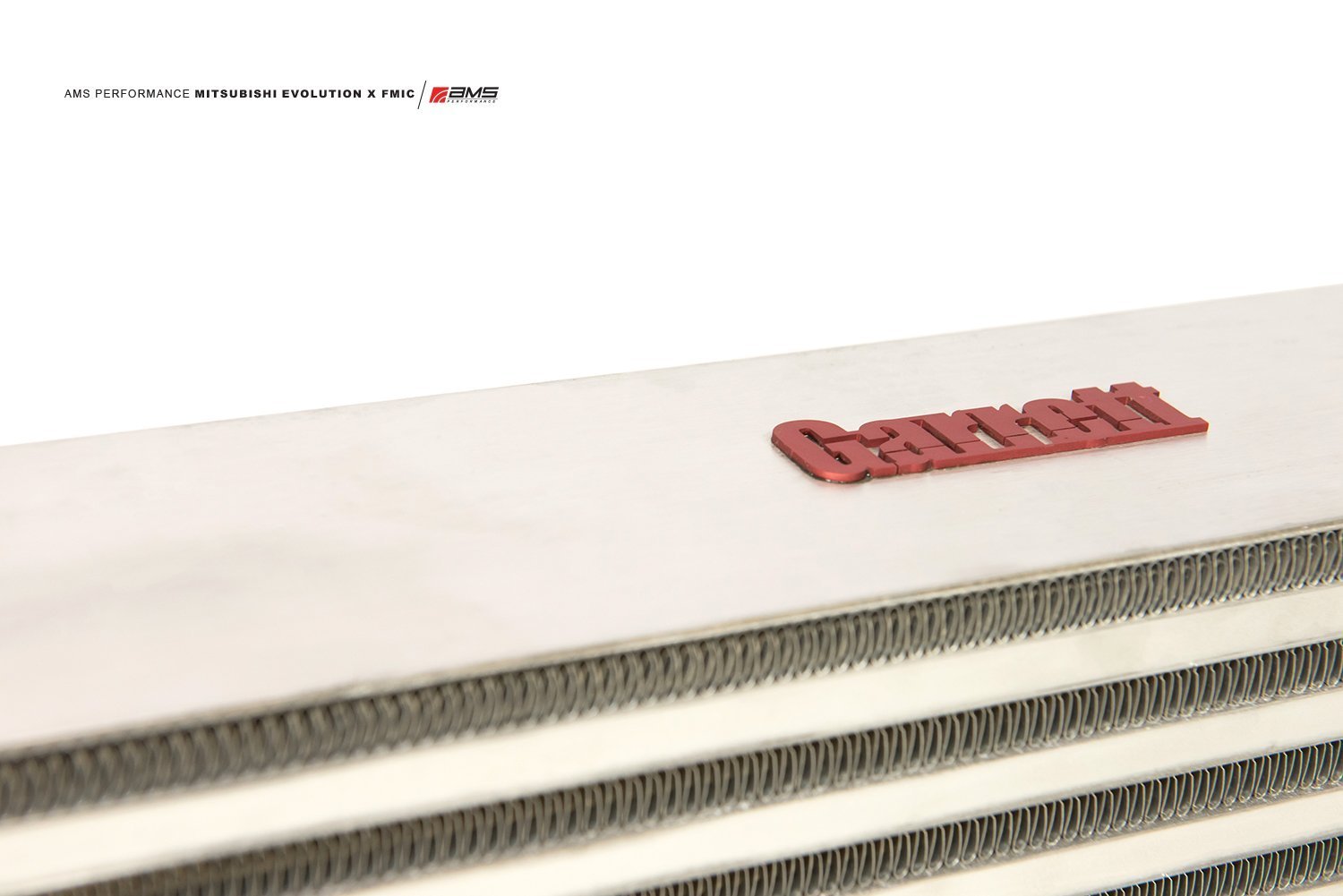 AMS Front Mount Intercooler with Stencil | 2008-2015 Mitsubishi Evo X (AMS.04.09.0001-1)