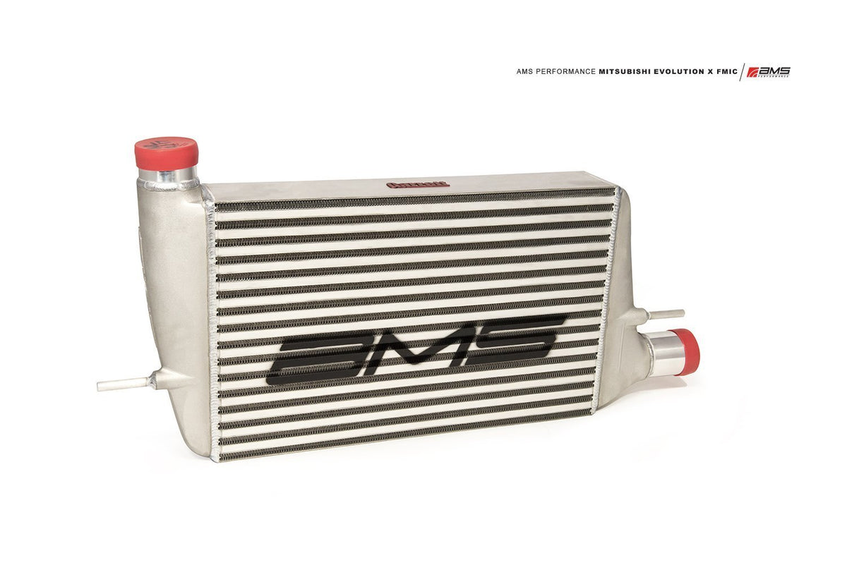 AMS Front Mount Intercooler with Stencil | 2008-2015 Mitsubishi Evo X (AMS.04.09.0001-1)