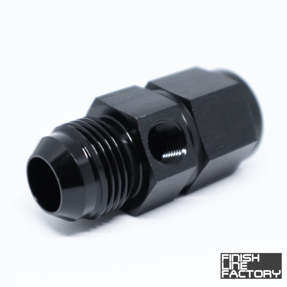FLF AN Female to AN Male with 1/8" NPT Port Adapter