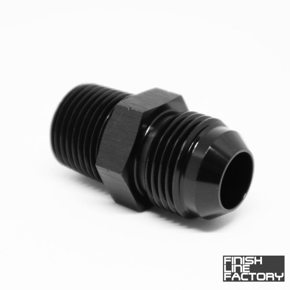 FLF BSPT to AN Adapter - Straight