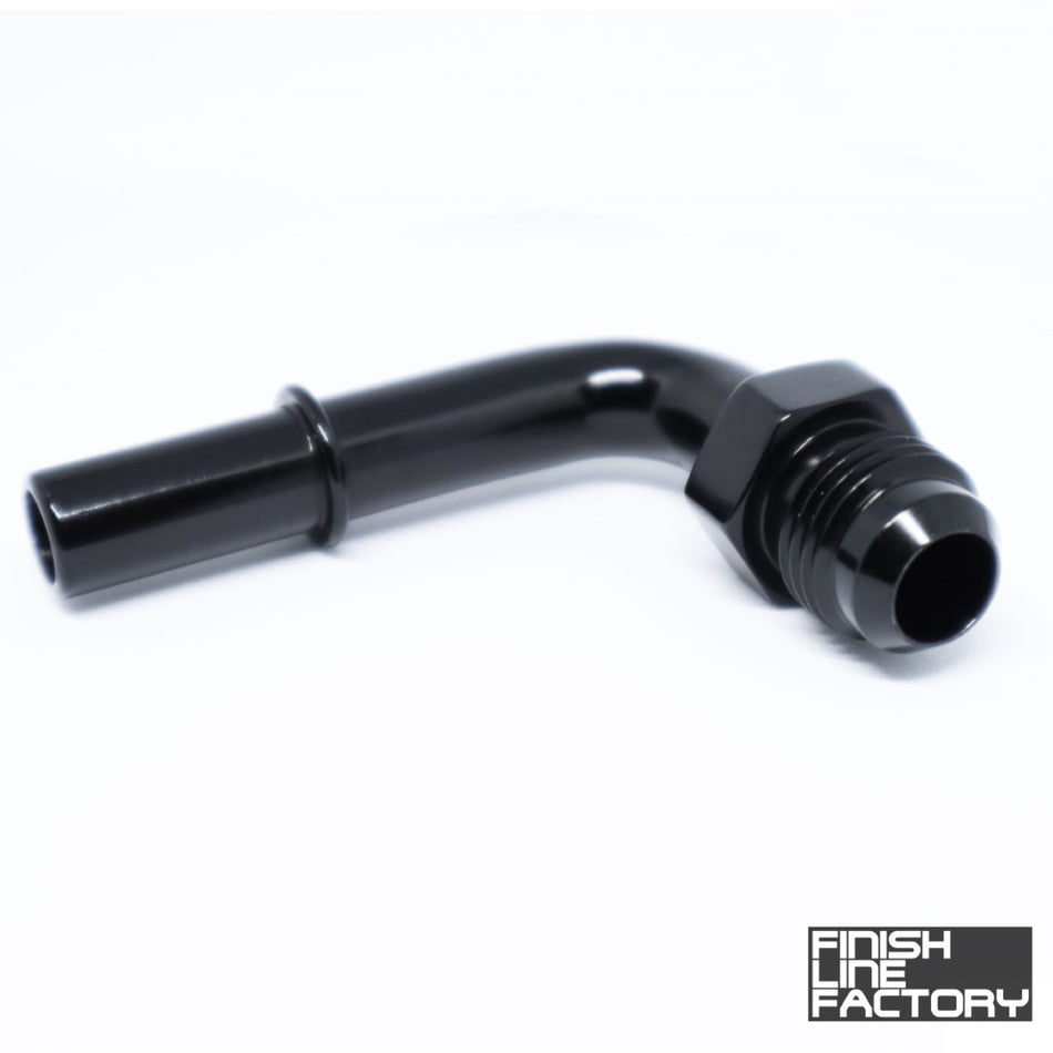 FLF AN to Male Quick Connect - 90 Degree
