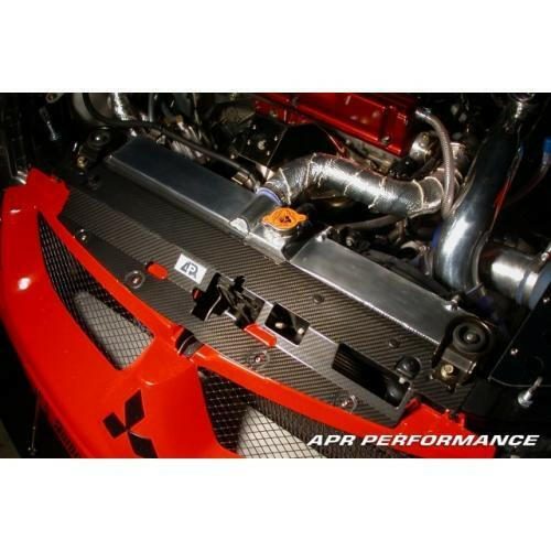 APR Carbon Radiator Cooling Plate | 2003-2006 Mitsubishi Evo 8/9 (CF-483031).