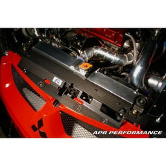 APR Carbon Radiator Cooling Plate | 2003-2006 Mitsubishi Evo 8/9 (CF-483031).