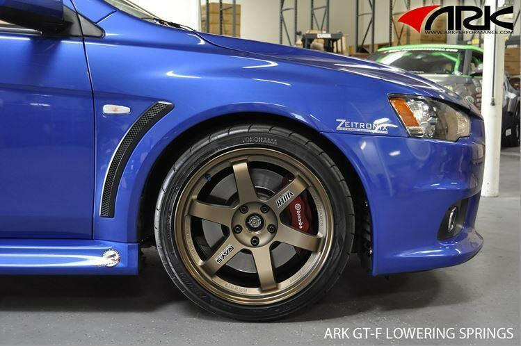ARK GT-F Lowering Springs | 2008-2011 Mitsubishi Evolution X (LF1800-0600).