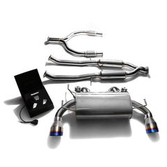 Armytrix Stainless Steel Valvetronic Catback Exhaust with Dual Exhaust Tips | 2009-2020 Nissan 370Z (NIZ37-DS13B).