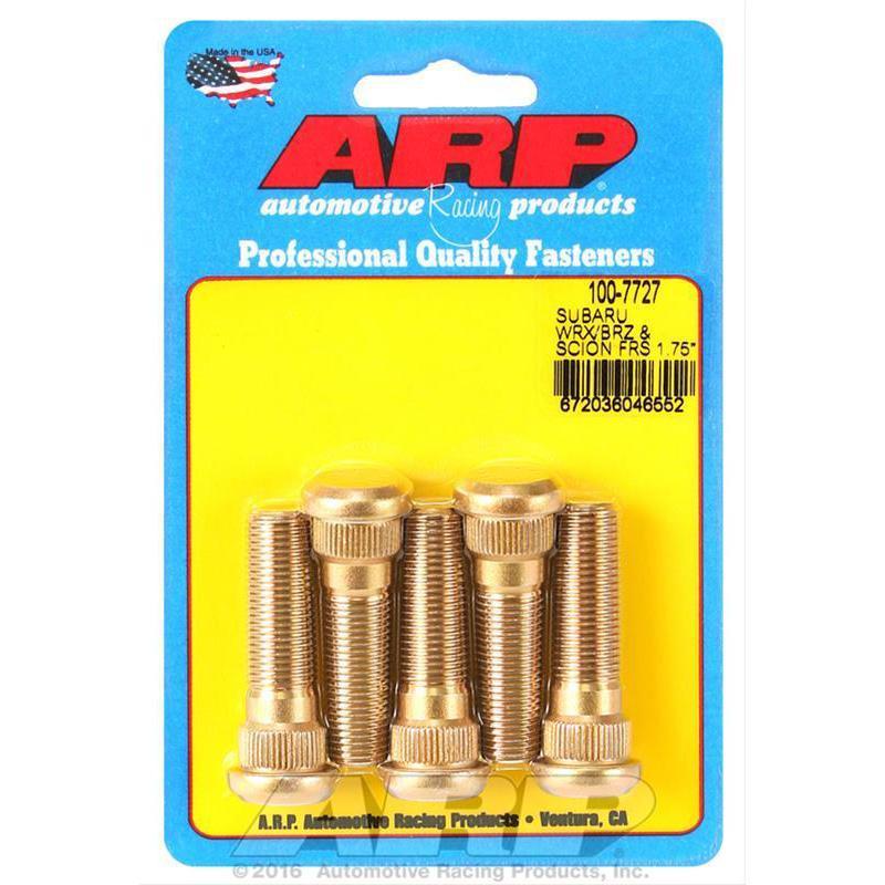 ARP Wheel Stud Kit (5 Studs) - M12x1.25 Thread - 1.75” L | 2013-2021 BRZ/FR-S/86/WRX/STI (100-7727)