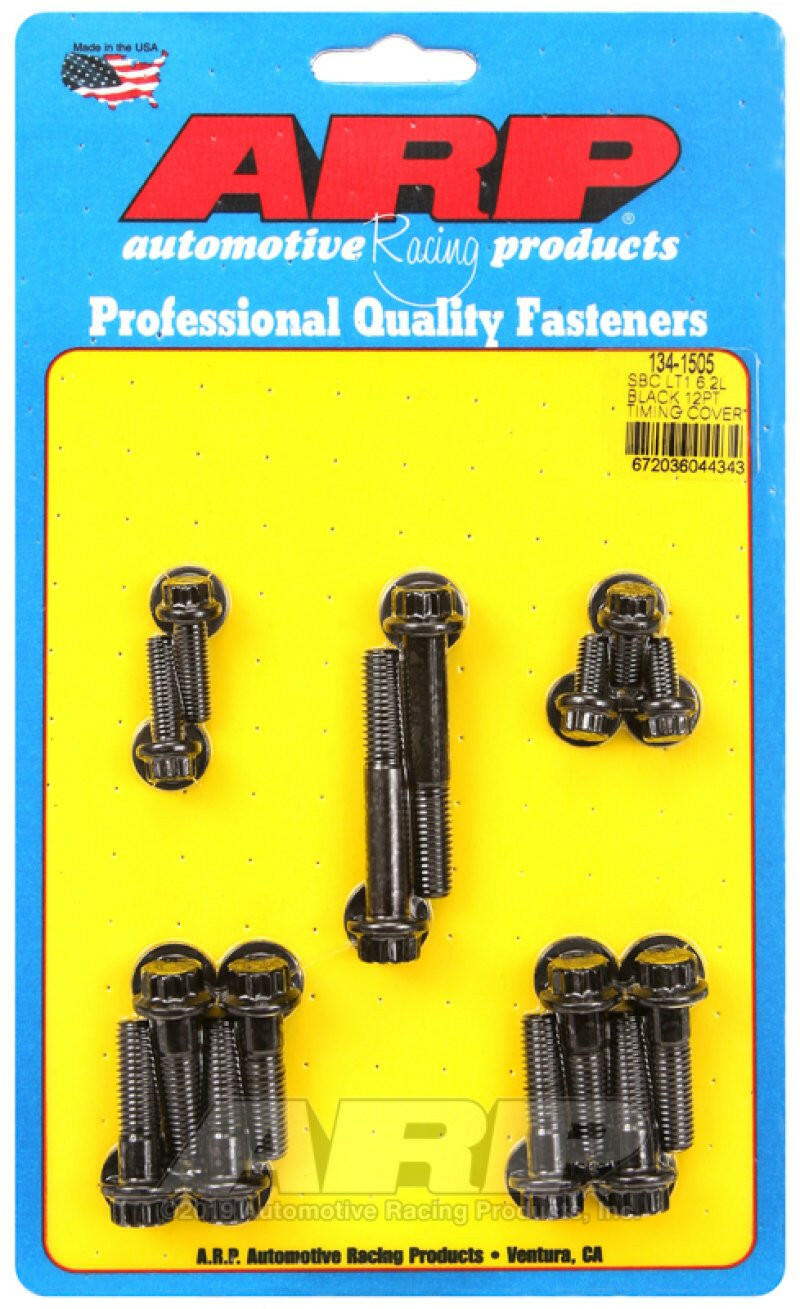ARP Timing/Water Pump Bolt Kit | Multiple Chevrolet Fitments (134-1505).
