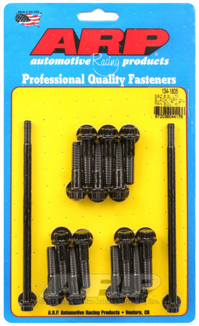 ARP Oil Pan Bolt Kits | Multiple Chevrolet Fitments (134-1805).