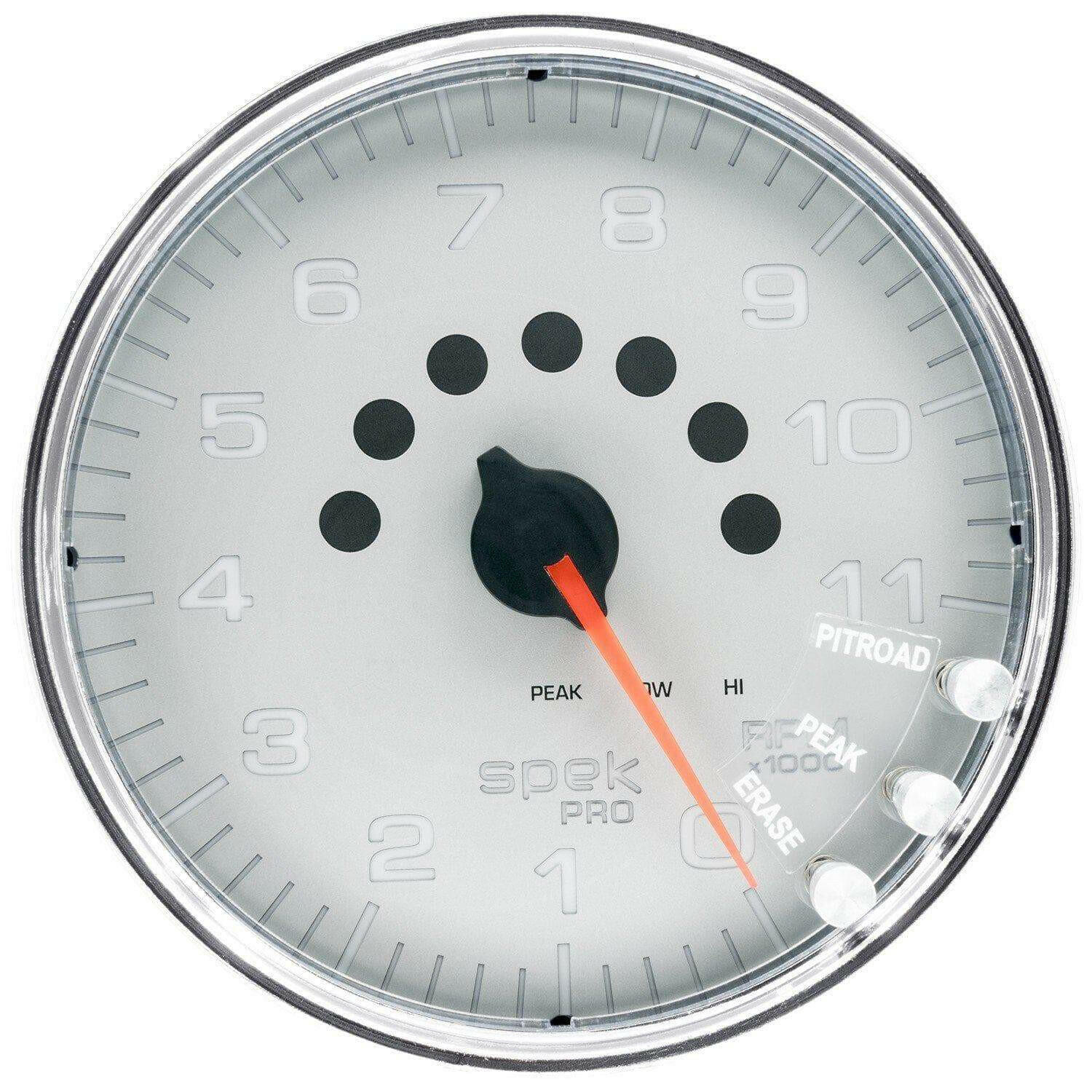 Autometer Spek-Pro 5” Tachometer W/Shift Light 11K RPM.