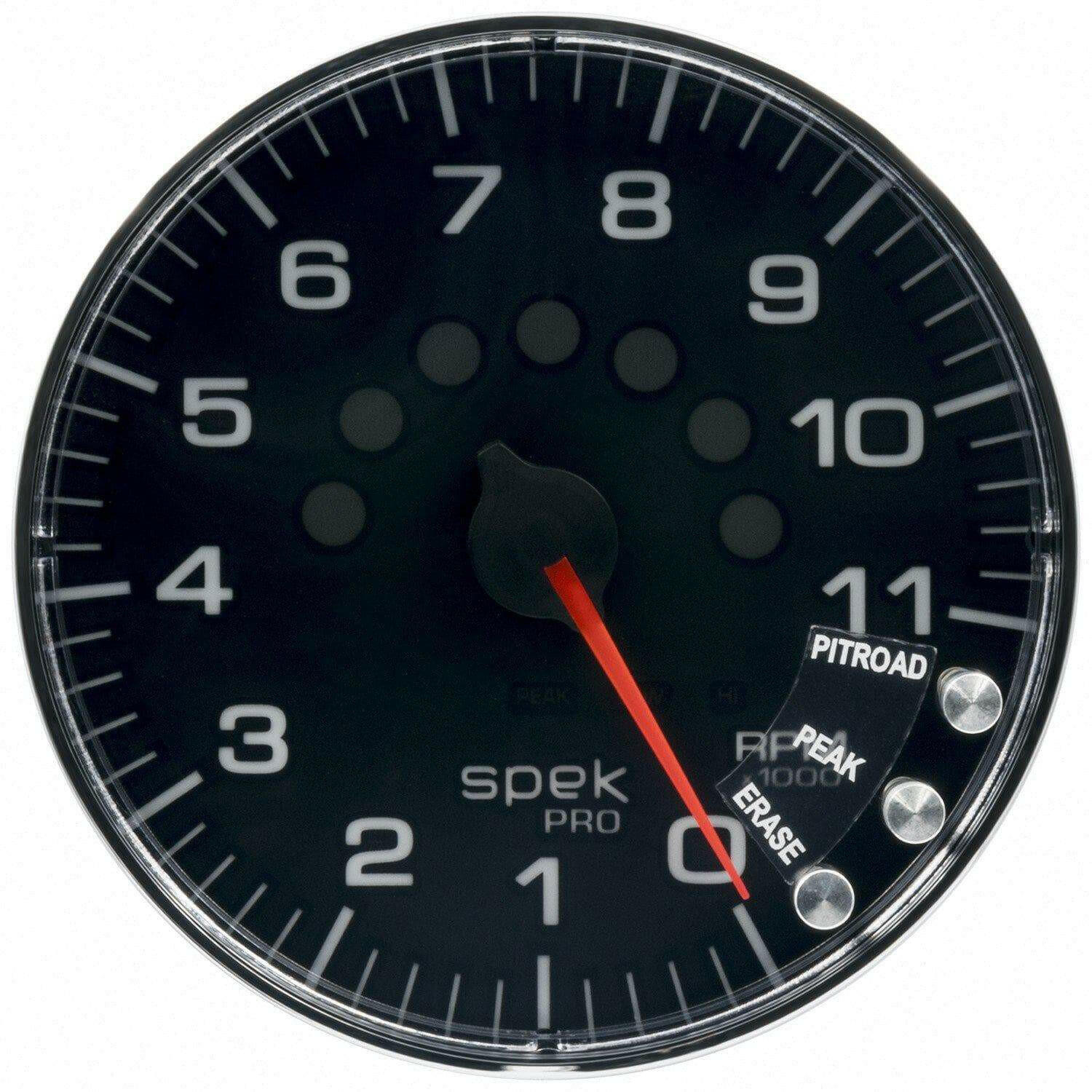 Autometer Spek-Pro 5” Tachometer W/Shift Light 11K RPM.