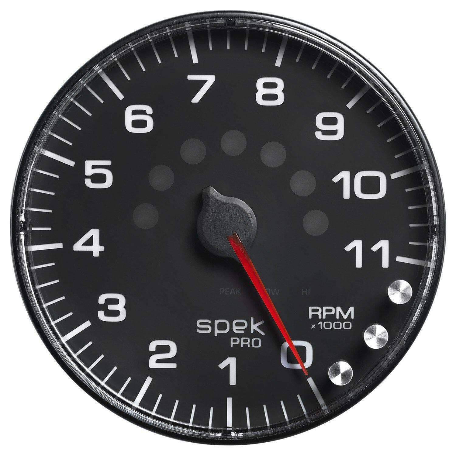 Autometer Spek-Pro 5” Tachometer W/Shift Light 11K RPM.