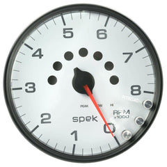 Autometer Spek-Pro 5” Tachometer W/Shift Light 8K RPM.