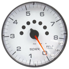 Autometer Spek-Pro 5” Tachometer W/Shift Light 8K RPM.