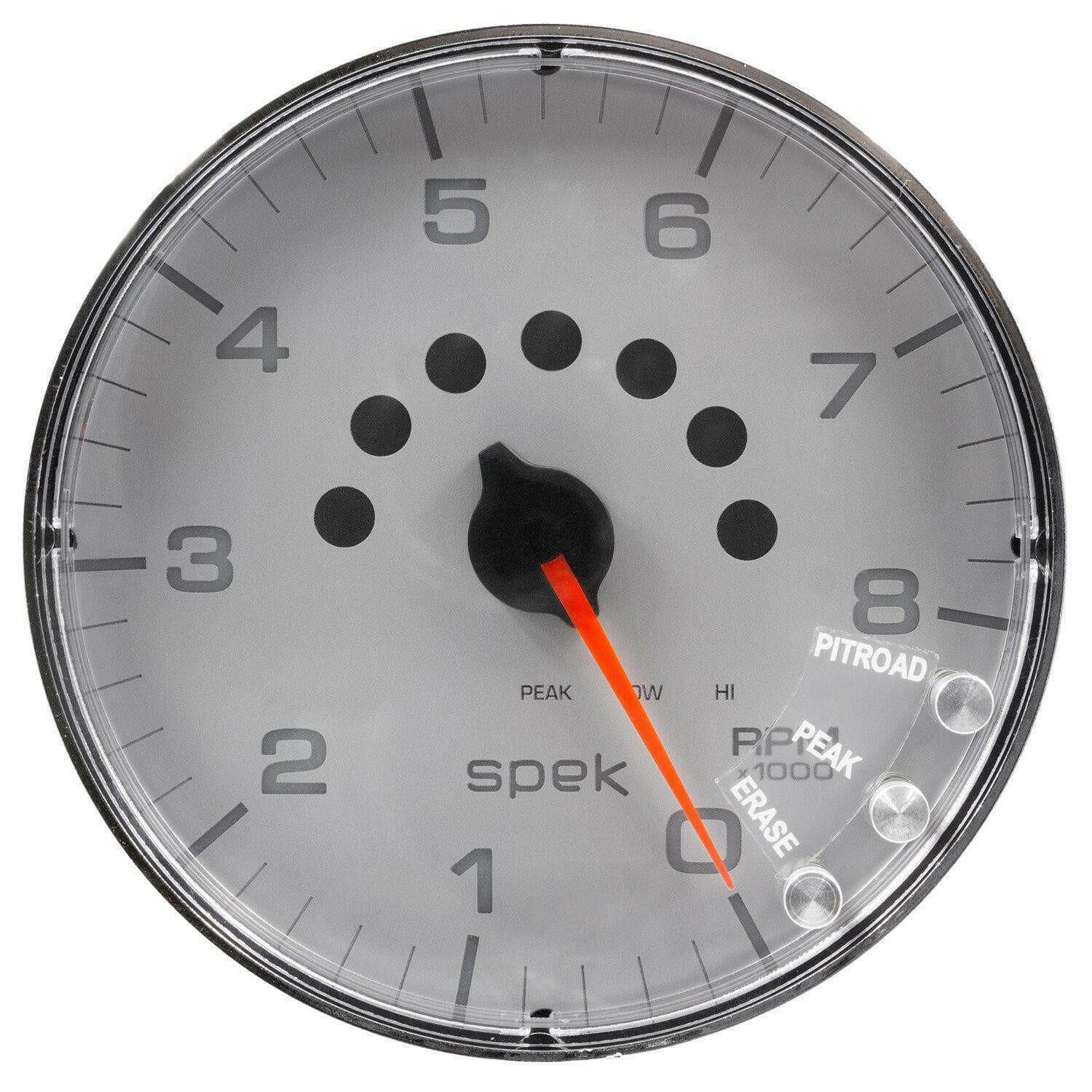 Autometer Spek-Pro 5” Tachometer W/Shift Light 8K RPM.