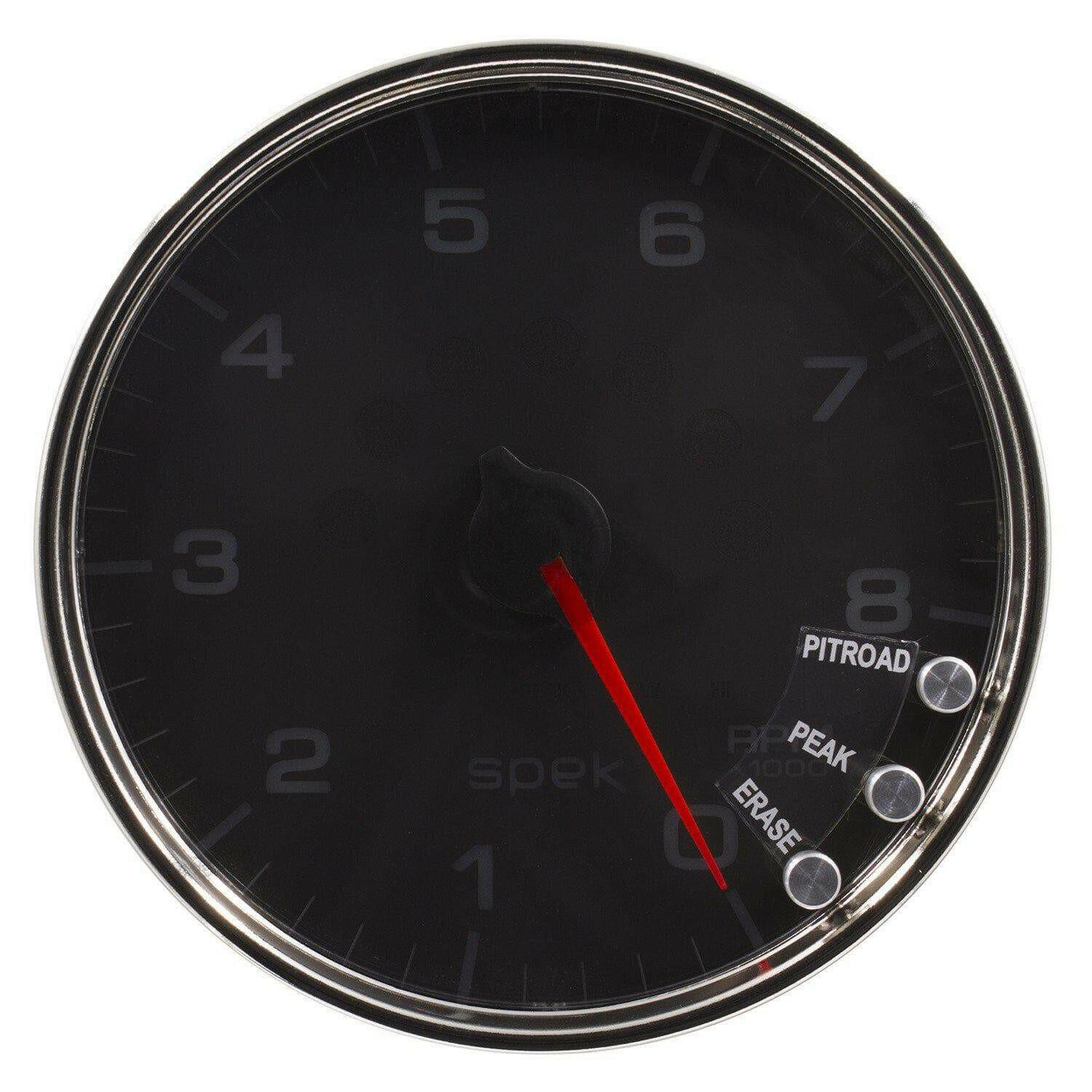 Autometer Spek-Pro 5” Tachometer W/Shift Light 8K RPM.