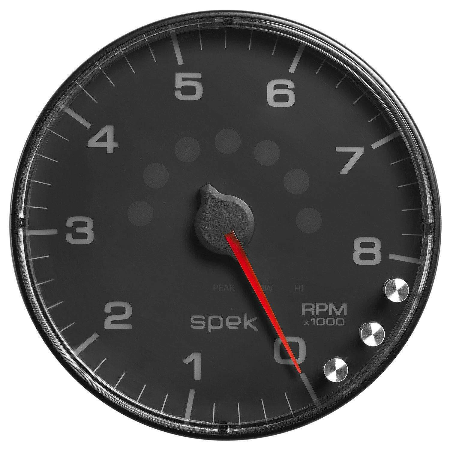 Autometer Spek-Pro 5” Tachometer W/Shift Light 8K RPM.