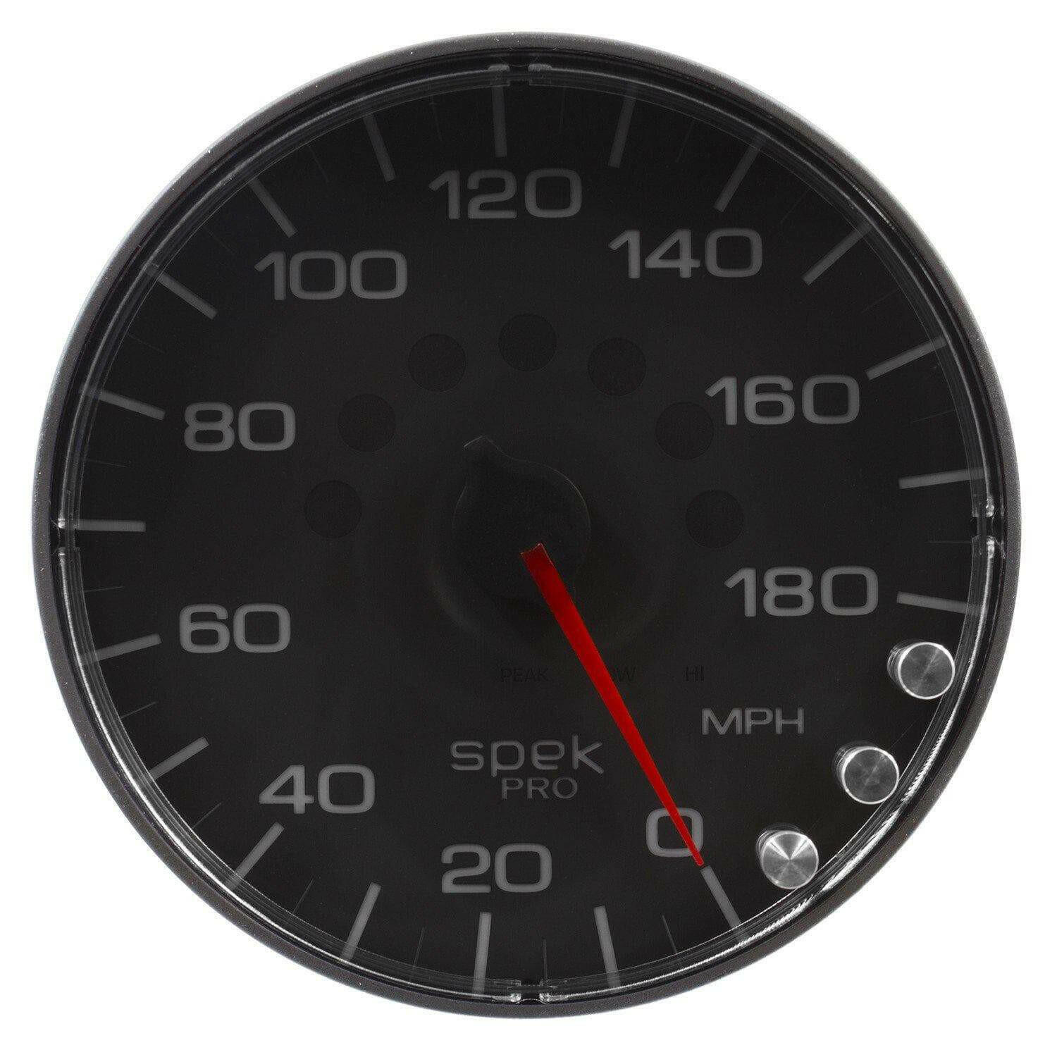 Autometer Spek-Pro 5” Speedometer 0-180 MPH.