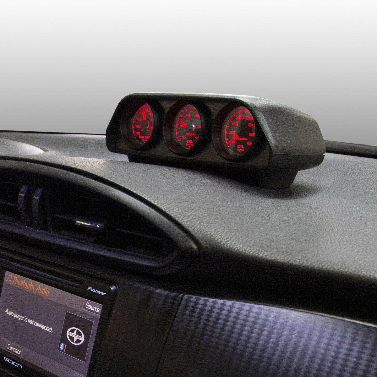 Auto Meter Dash-Top Triple Gauge Pod | 2013-2021 BRZ/FR-S/86 (5285).