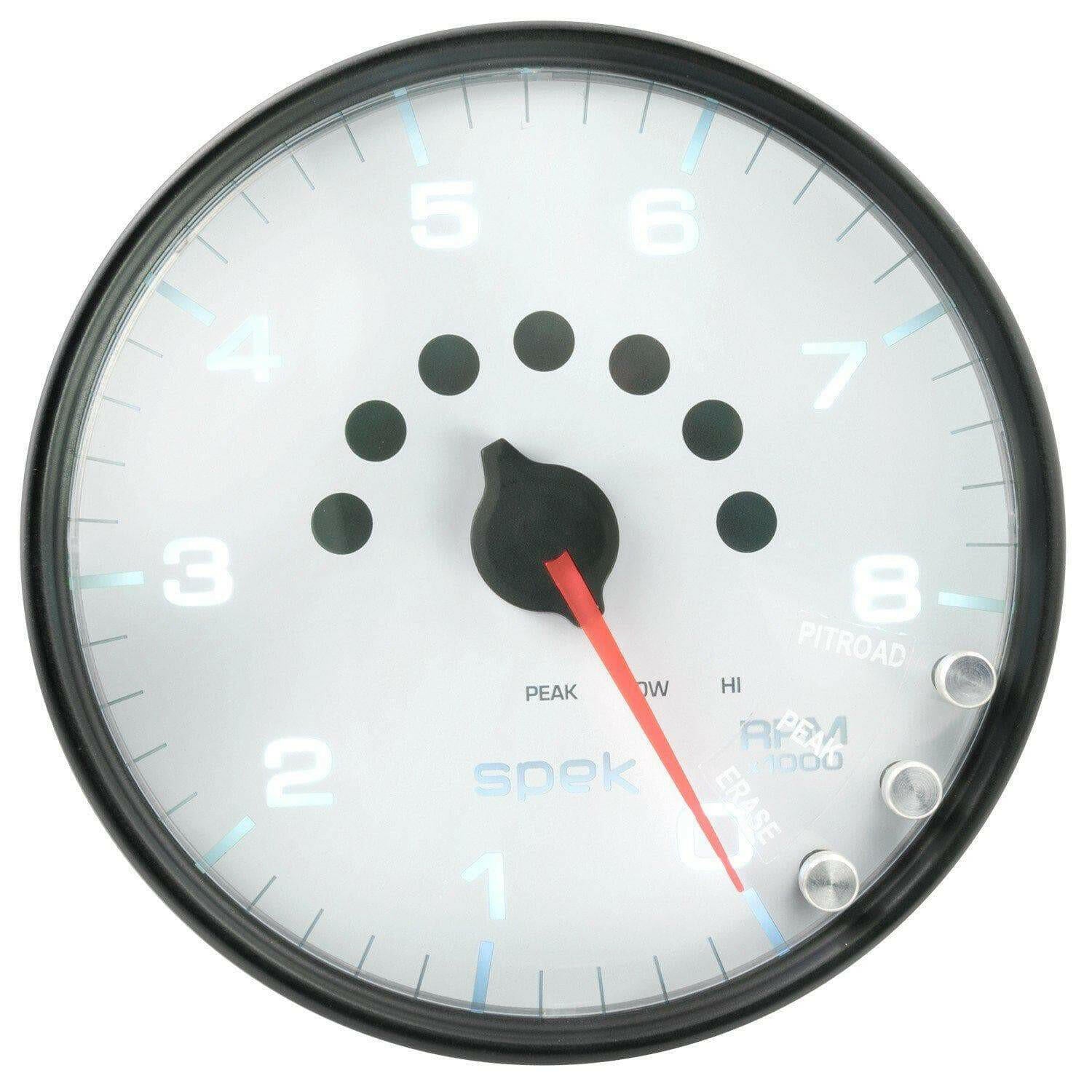 Autometer Spek-Pro 5” Tachometer W/Shift Light 8K RPM.