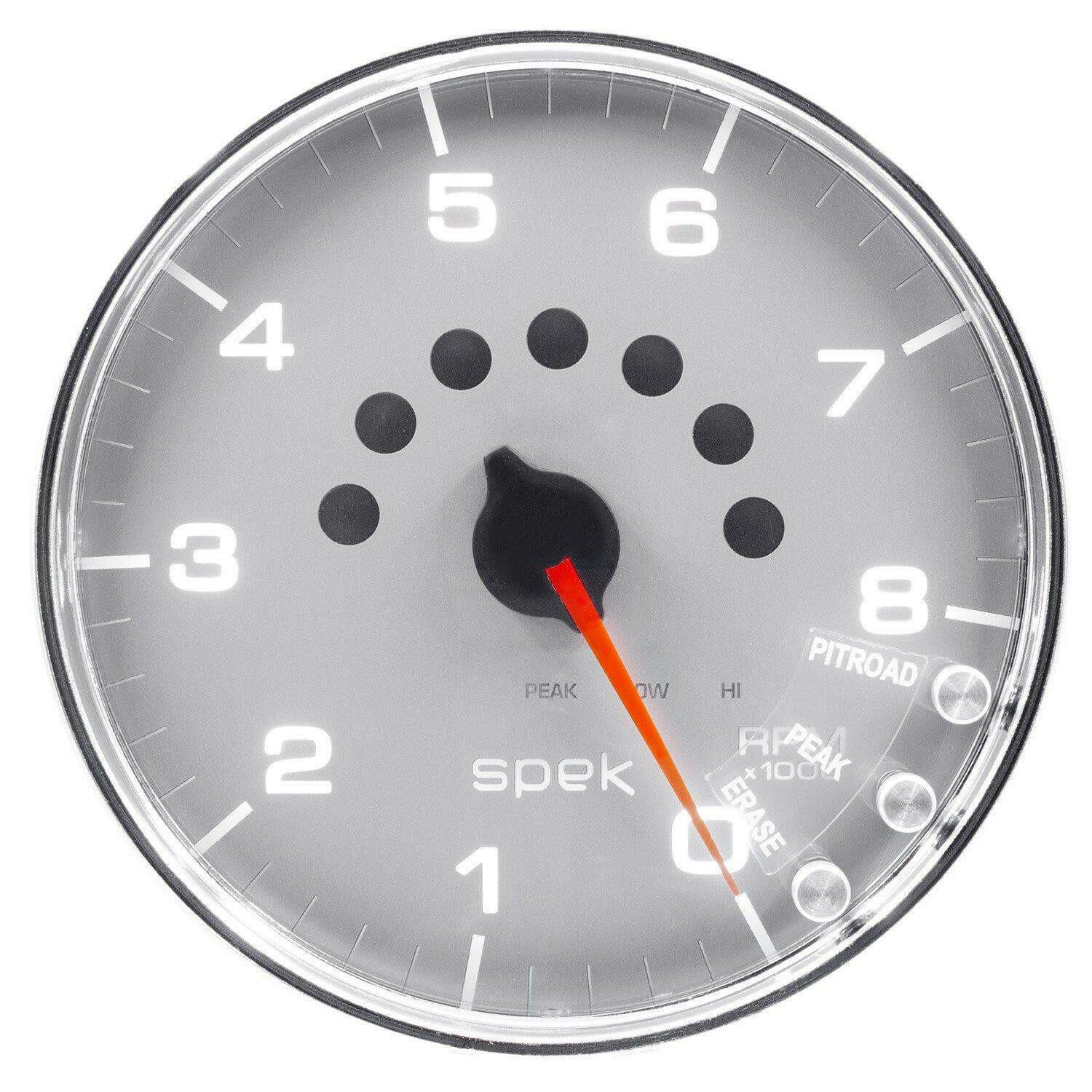 Autometer Spek-Pro 5” Tachometer W/Shift Light 8K RPM.