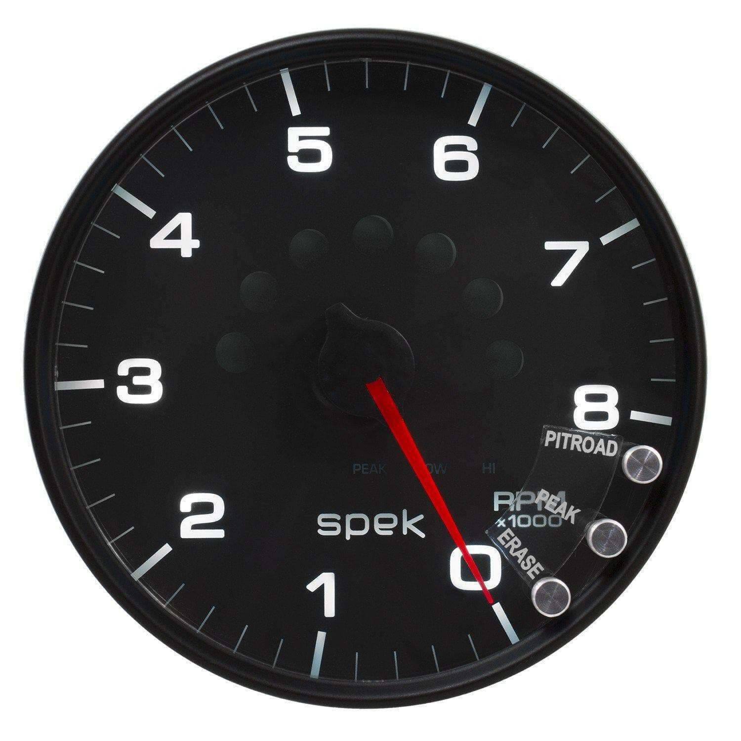 Autometer Spek-Pro 5” Tachometer W/Shift Light 8K RPM.