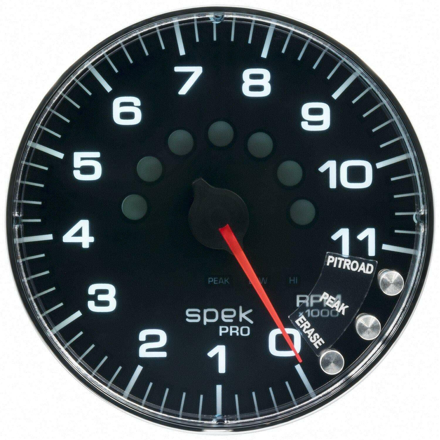 Autometer Spek-Pro 5” Tachometer W/Shift Light 11K RPM.