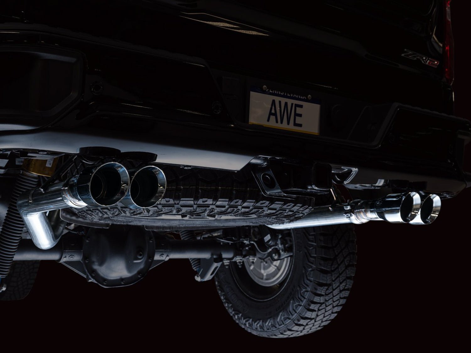 AWE 0FG Exhaust Suite for the 4th Gen Silverado ZR2 / Sierra AT4X.
