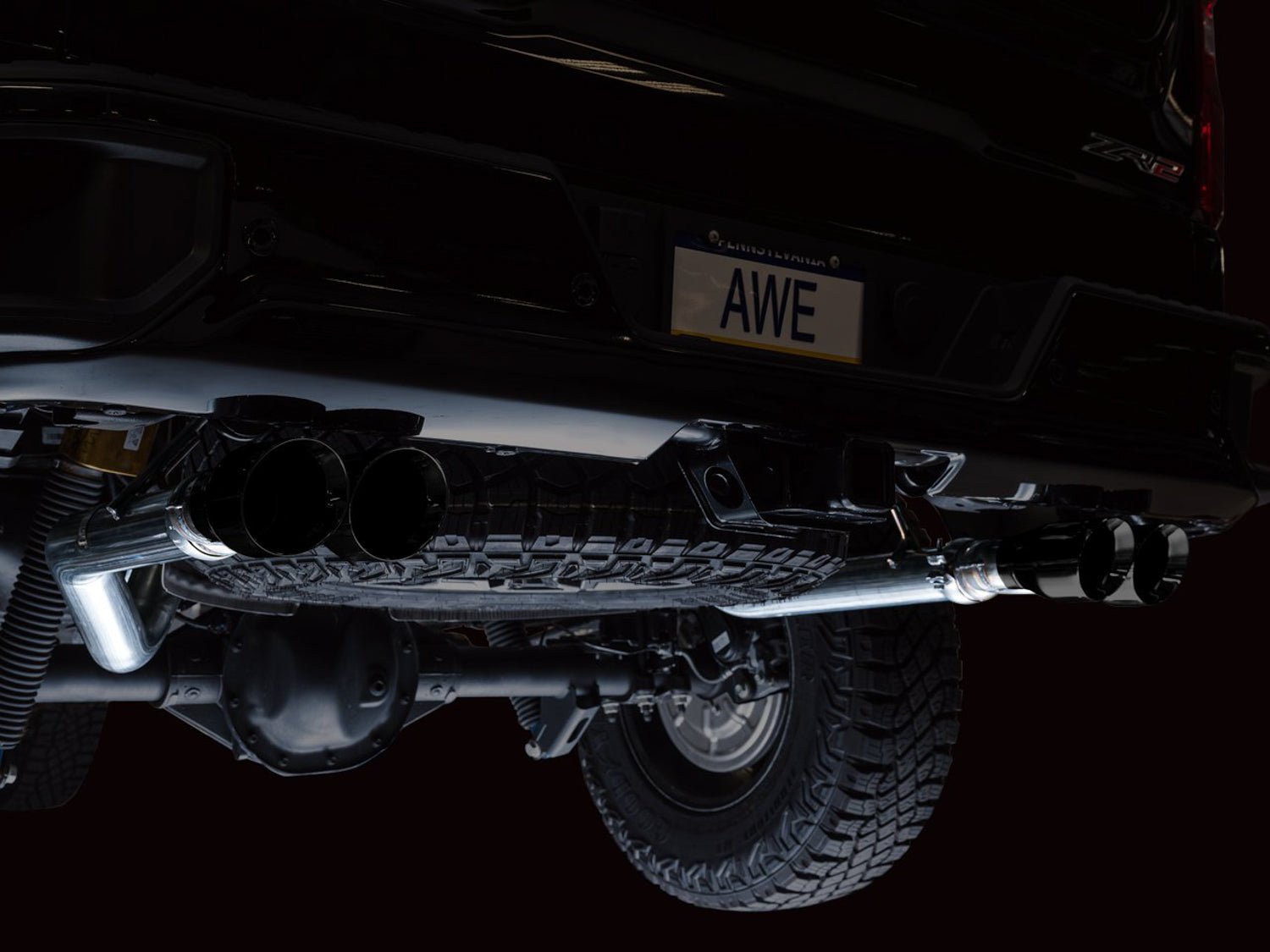 AWE 0FG Exhaust Suite for the 4th Gen Silverado ZR2 / Sierra AT4X.