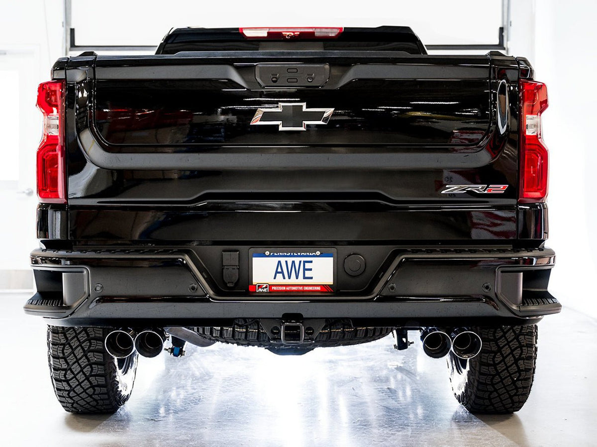 AWE 0FG Exhaust Suite for the 4th Gen Silverado ZR2 / Sierra AT4X.