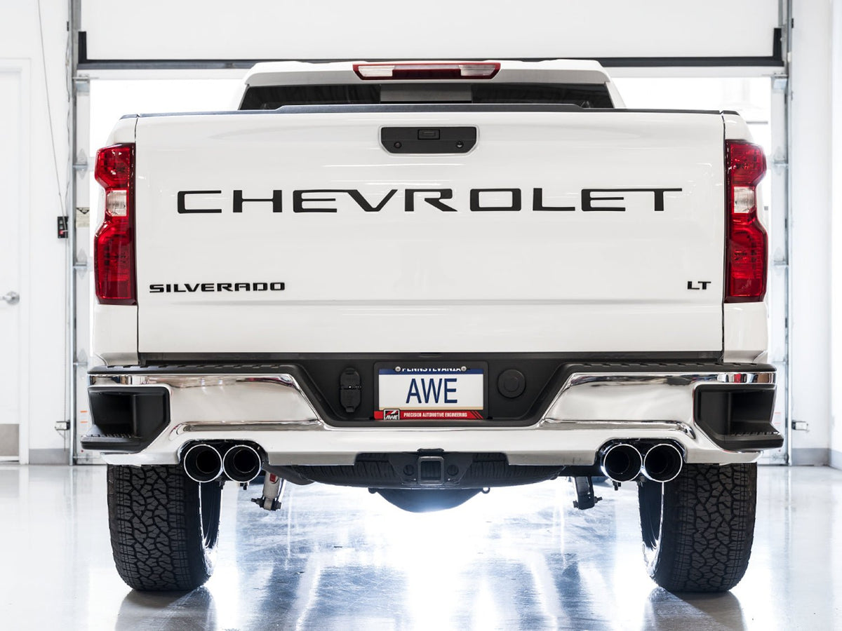 AWE 0FG Exhaust Suite for the 4th Gen Silverado/Sierra 6.2L.