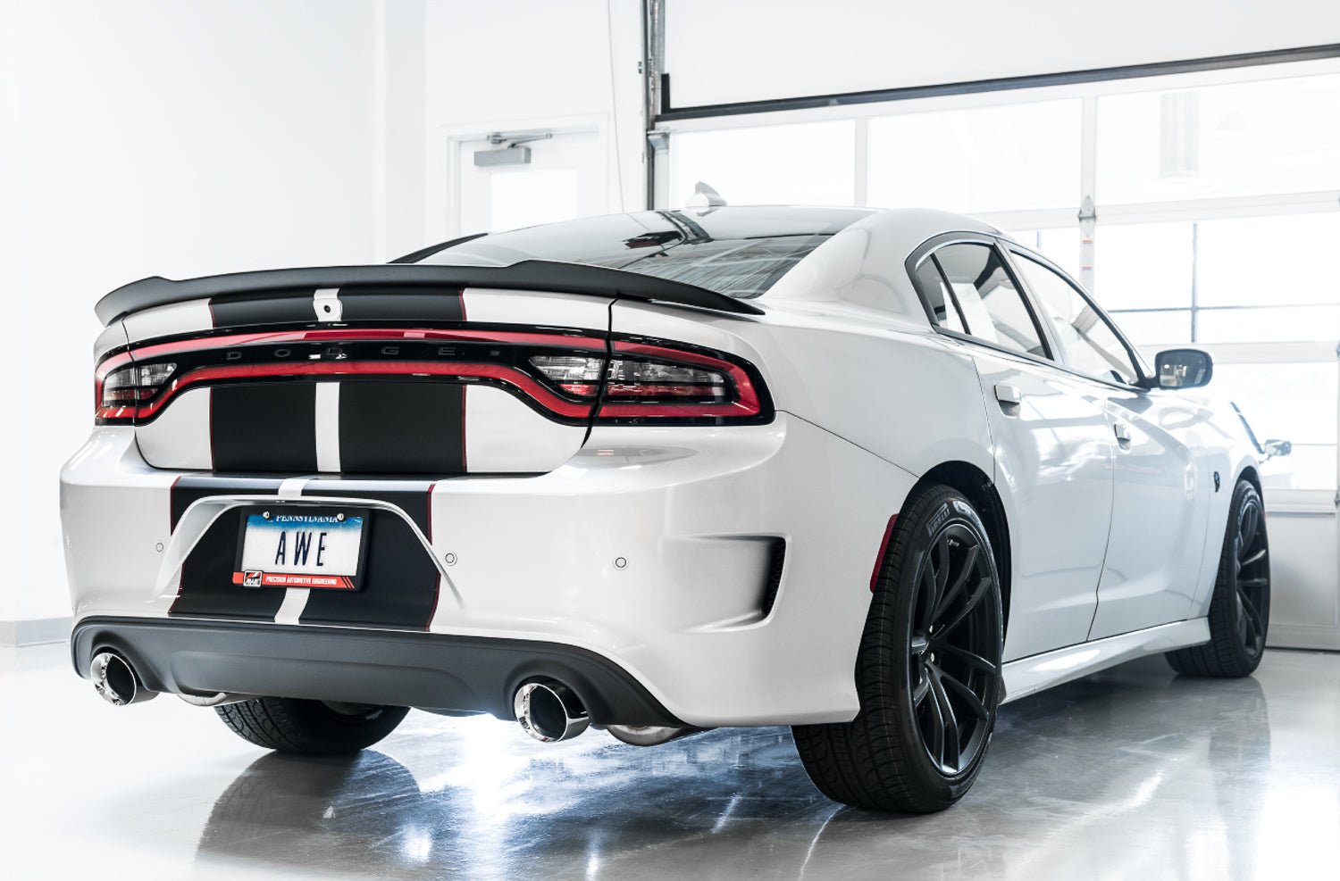 AWE Exhaust Suite for the 15+ Dodge Charger 6.4 / 6.2 SC.