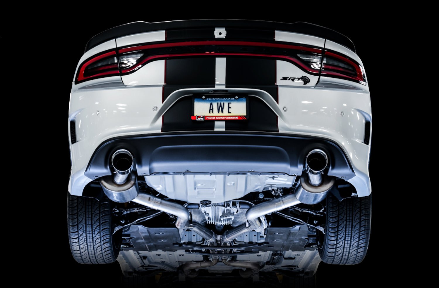 AWE Exhaust Suite for the 15+ Dodge Charger 6.4 / 6.2 SC.