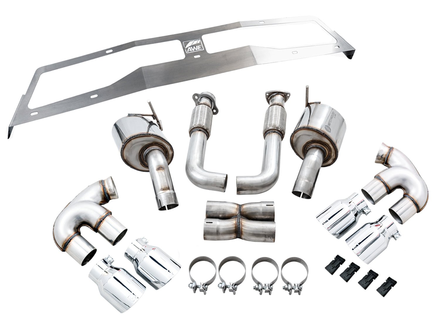 AWE Exhaust Suite for the Chevrolet C8 Corvette Stingray & E-Ray.